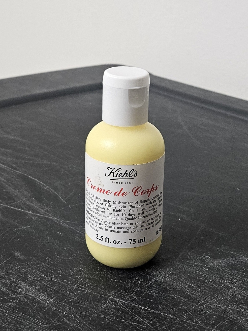 Kiehl's Crème de Corps Travel Lotion - Pale Yellow Bottle